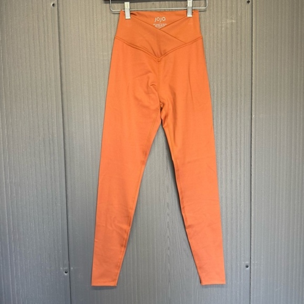 JOJA Yoga Pants Rust Orange Activewear Leggings Women’s Size Small